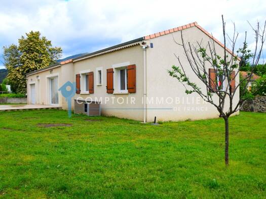 Maison de plain-pied à vendre 270 000 € 5 pièces 3 chambres 103 m² 1 000 m² de terrain Lalevade-d'Ardèche 07380