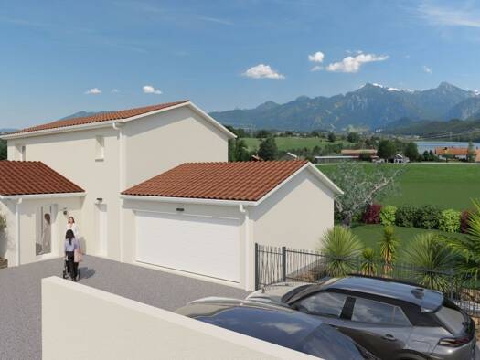 Terrain avec maison neuve à vendre 329 000 € 5 pièces 4 chambres 115 m² 677 m² de terrain Davézieux 07430