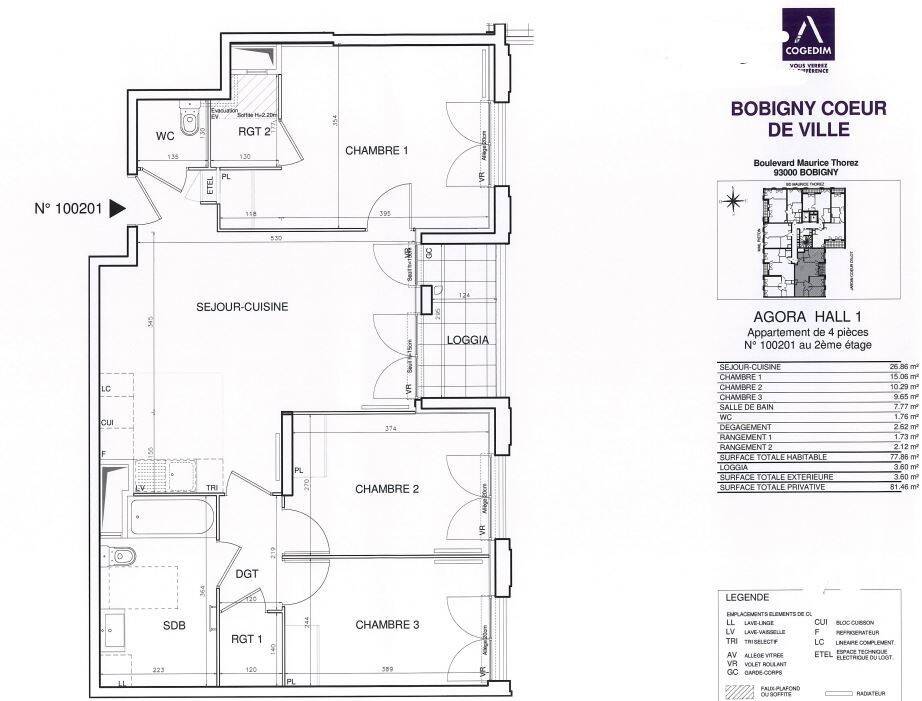 Maison à louer, 76m², BOBIGNY