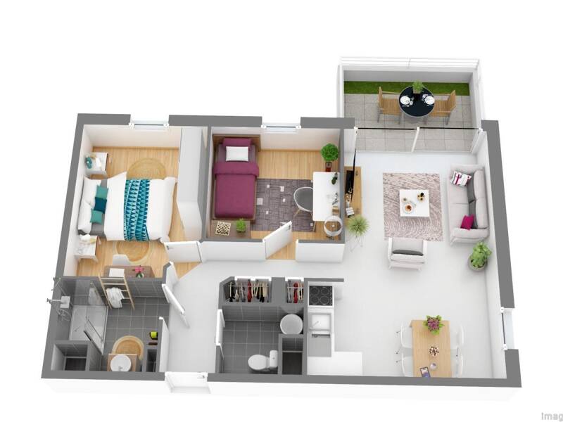 Maison à louer, 56m², PAU