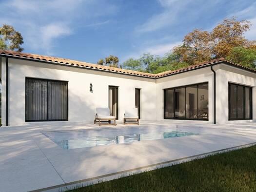 Terrain avec maison neuve à vendre 345 000 € 4 pièces 3 chambres 125 m² 1 000 m² de terrain Mansac 19520