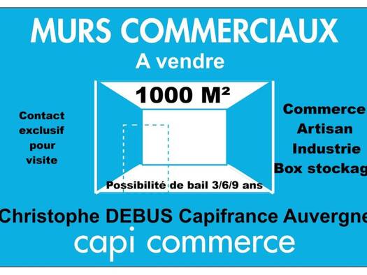 Local commercial à vendre 365 000 € 1 000 m² de surface de vente Le Vernet 03200