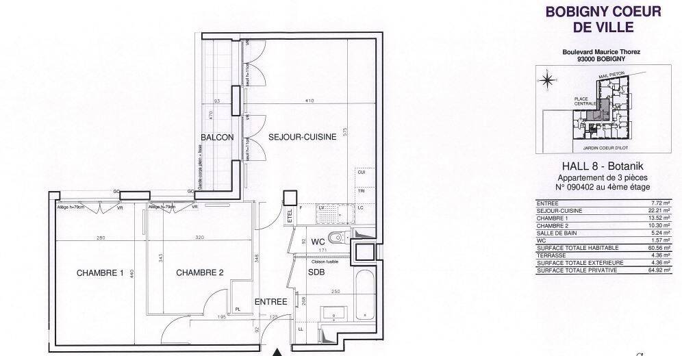 Maison à louer, 60m², BOBIGNY