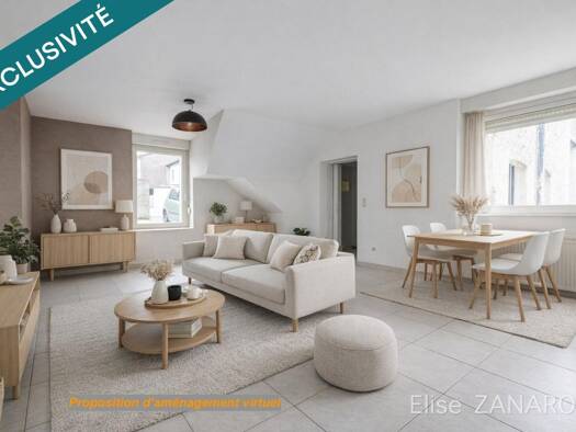 Appartement à vendre 145 000 € 2 pièces 1 chambre 49 m² RDC/2 Nord Hettange-Grande 57330