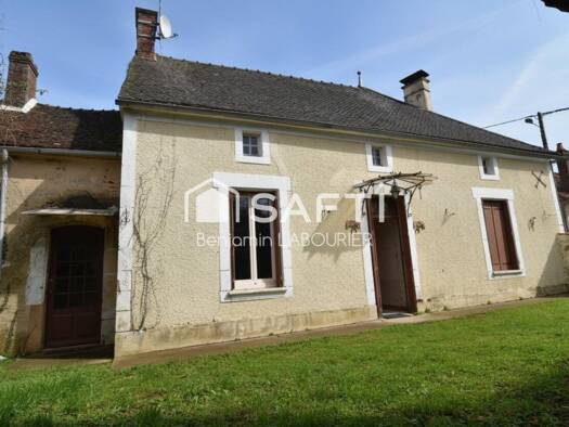 Maison à vendre 50 000 € 3 pièces 2 chambres 78 m² 658 m² de terrain Villiers-Vineux 89360