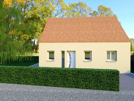 Terrain avec maison neuve à vendre 423 230 € 3 pièces 2 chambres 58,8 m² 640 m² de terrain Attainville 95570