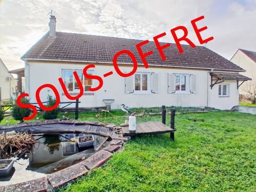 Maison de plain-pied à vendre 135 000 € 5 pièces 4 chambres 115 m² 800 m² de terrain Chaon 41600