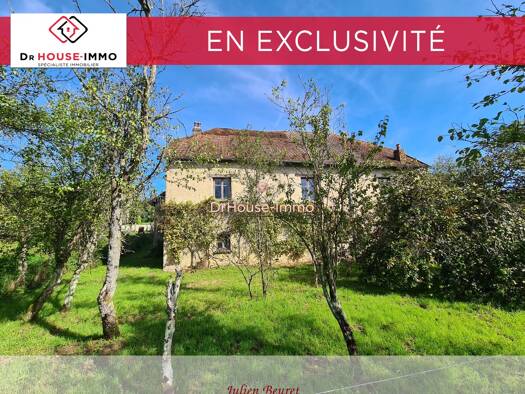 Maison à vendre 49 500 € 3 pièces 2 chambres 72 m² 1 359 m² de terrain Pompierre-sur-Doubs 25340