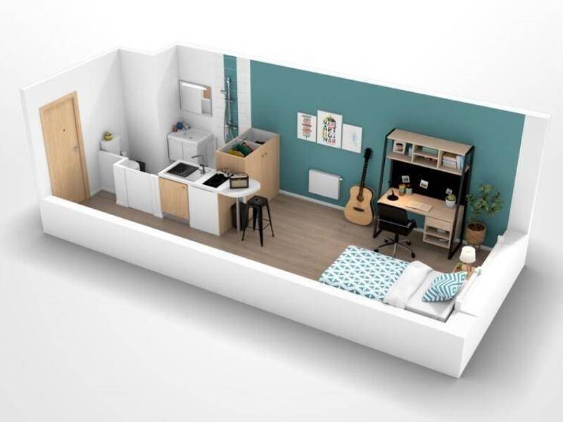 Maison à louer, 17m², BREST