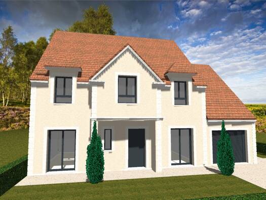 Terrain avec maison neuve à vendre 447 000 € 7 pièces 4 chambres 152 m² 434 m² de terrain Saint-Cyr-sous-Dourdan 91410