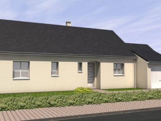 Terrain avec maison neuve à vendre 239 600 € 5 pièces 3 chambres 93 m² 495 m² de terrain Saint-Augustin-des-Bois 49170
