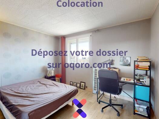 Appartement à louer 395 € 4 pièces 3 chambres 86 m² 4ème étage Ateliers SNCF Chenôve 21300