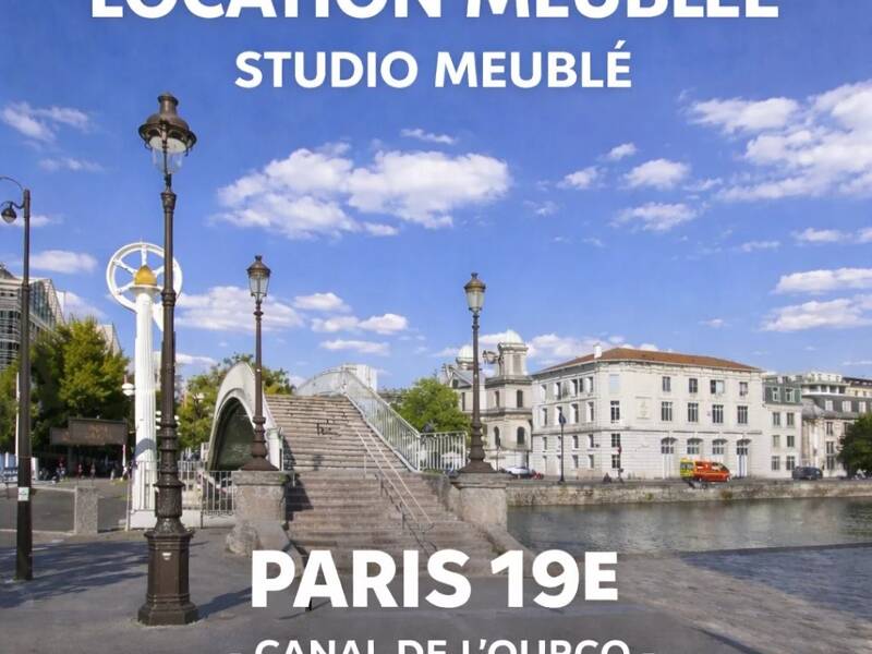 Maison à louer, 26m², PARIS 19E