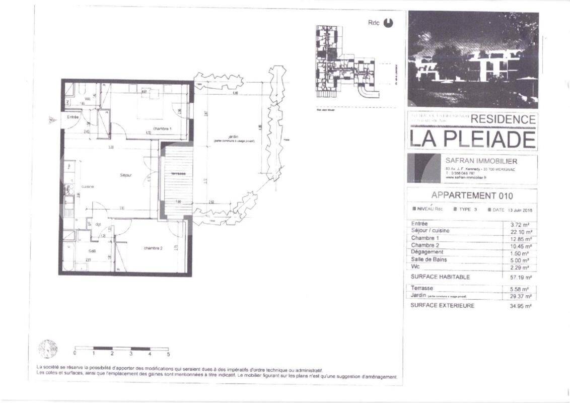 Maison à louer, 57m², MERIGNAC