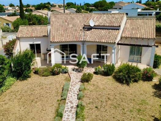 Maison de plain-pied à vendre 400 000 € 5 pièces 3 chambres 153 m² 1 286 m² de terrain Magalas 34480