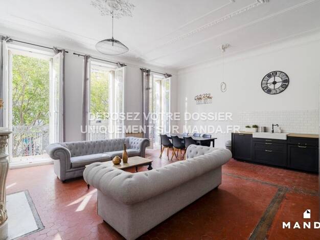 Appartement à louer 1 990 € 5 pièces 4 chambres 143 m² 1er étage Le chapitre Marseille 1er arrondissement 13001
