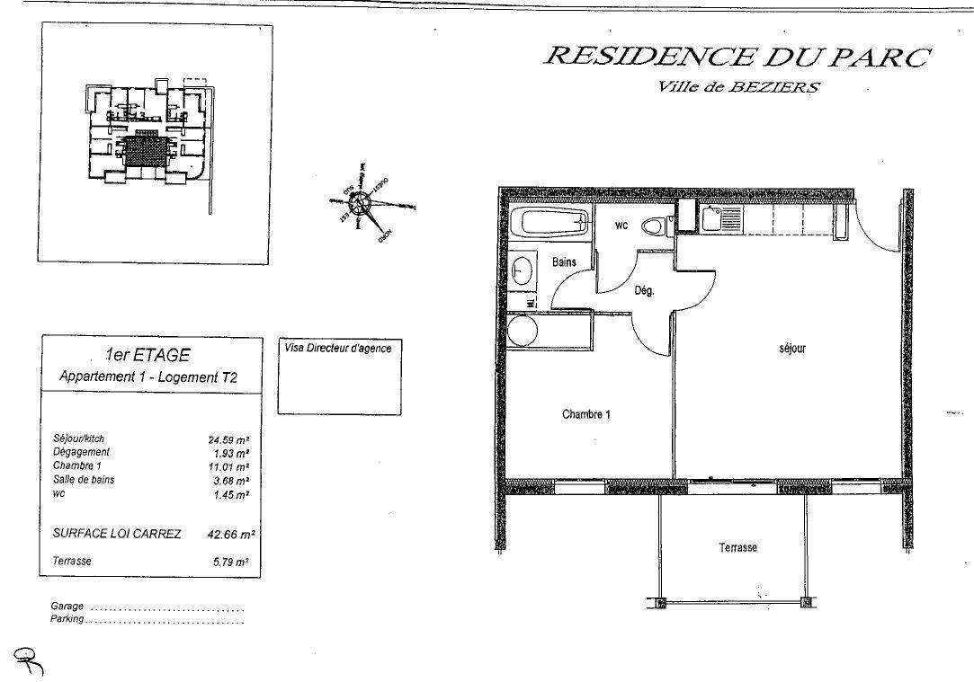 Maison à louer, 43m², BEZIERS