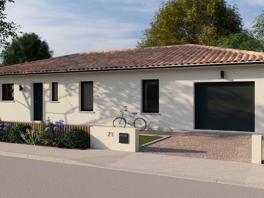 Terrain avec maison neuve à vendre 250 000 € 5 pièces 4 chambres 100 m² 1 000 m² de terrain Beaupuy 47200