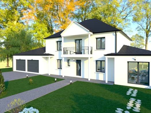 Terrain avec maison neuve à vendre 420 000 € 7 pièces 5 chambres 150 m² 533 m² de terrain Breuil-le-Vert 60600
