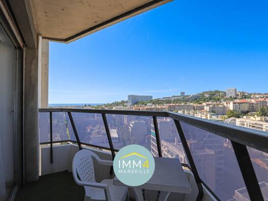 Appartement à louer 770 € 1 pièce 27 m² 13ème étage Saint Giniez Marseille 8ème arrondissement 13008