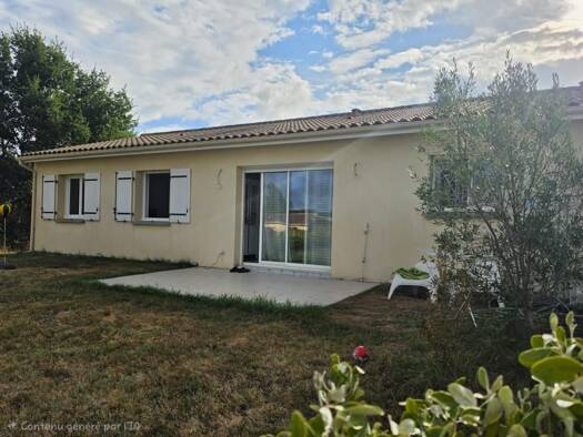 Maison à vendre 195 000 € 4 pièces 3 chambres 91 m² 800 m² de terrain Baigneaux 33760