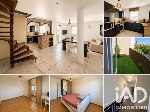 Appartement à vendre 169 900 € 4 pièces 3 chambres 91 m² Étage 3/4 Centre-Max Barel-Centre Nord Vénissieux 69200