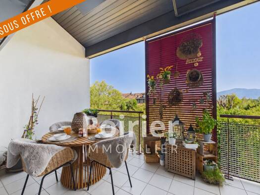 Appartement à vendre 380 000 € 3 pièces 2 chambres 66,82 m² Étage 1/2 Chens-sur-Léman 74140