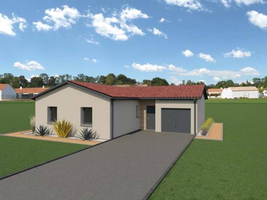 Terrain avec maison neuve à vendre 278 000 € 1 pièce 3 chambres 87 m² Oytier-Saint-Oblas 38780