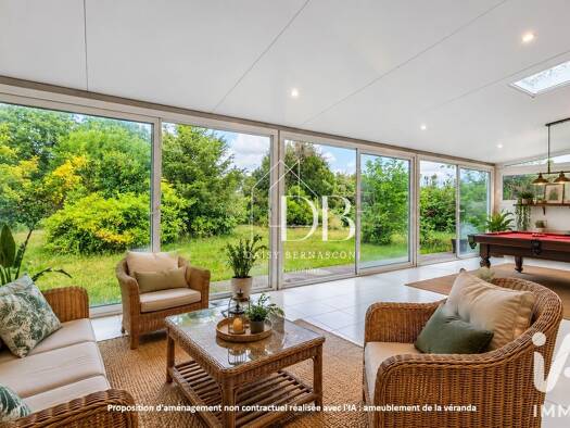 Maison de plain-pied à vendre 328 000 € 4 pièces 3 chambres 97,74 m² 1 164 m² de terrain Sud Léognan 33850