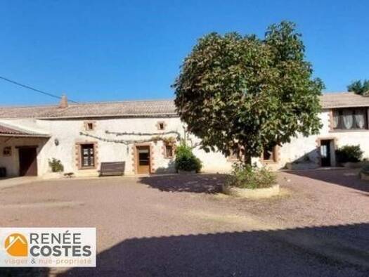Maison en viager occupé Bouquet 82 280 € 6 pièces 3 chambres 135 m² 1 800 m² de terrain Antoigne Châtellerault 86100