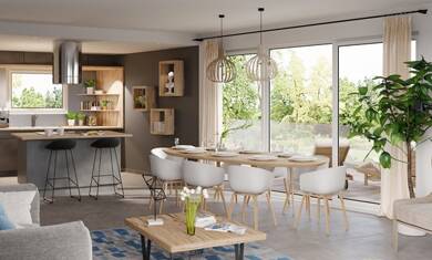 Maison à vendre - Neuf 422 000 € 6 pièces 5 chambres 115 m² 415 m² de terrain Bel Air Dijon 21000