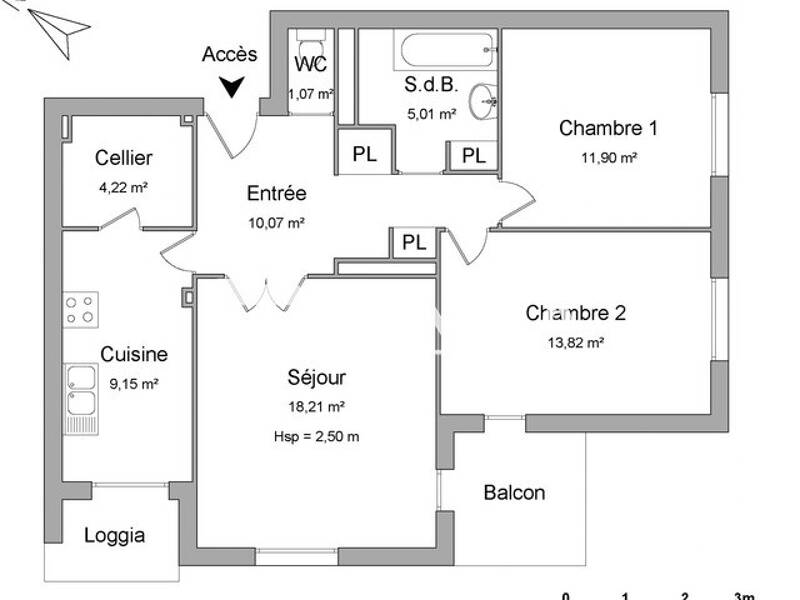 Maison à louer, 73m², LA CIOTAT