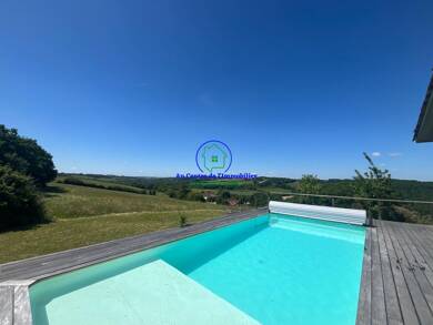 Villa à vendre 419 500 € 8 pièces 5 chambres 191 m² 2 394 m² de terrain Agen 47000