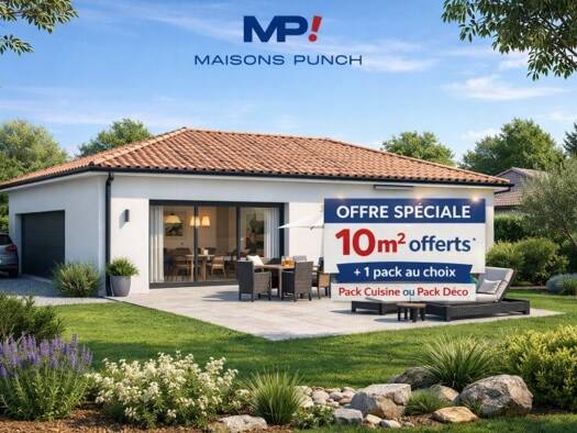 Terrain avec maison neuve à vendre 275 000 € 4 pièces 3 chambres 79 m² 400 m² de terrain Rignieux-le-Franc 01800