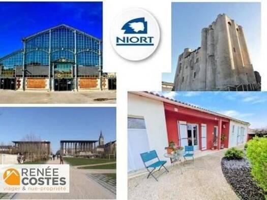 Maison en viager occupé Bouquet 29 235 € 4 pièces 3 chambres 100 m² 673 m² de terrain Saint Liguaire Niort 79000