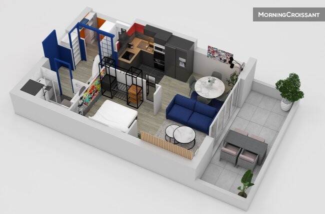 Maison à louer, 39m², COURCOURONNES