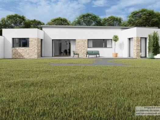 Terrain avec maison neuve à vendre 285 250 € 4 pièces 3 chambres 105 m² 350 m² de terrain Châtelaudren-Plouagat 22170