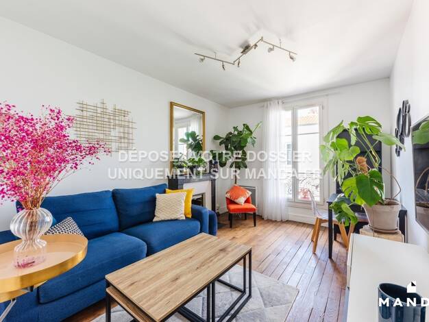 Appartement à louer 1 285 € 2 pièces 1 chambre 37 m² 3ème étage Les Fosses Rouges Malakoff 92240