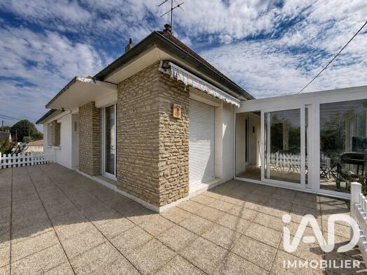 Maison de plain-pied à vendre 209 000 € 5 pièces 3 chambres 80 m² 494 m² de terrain Forêt de la Madeleine-Cités Unies Évreux 27000