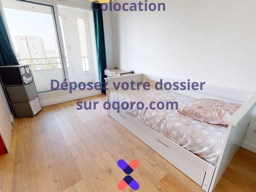 Colocation à louer 393 € 5 pièces 4 chambres 89,8 m² 7ème étage Les Minguettes-Amstrong Vénissieux 69200