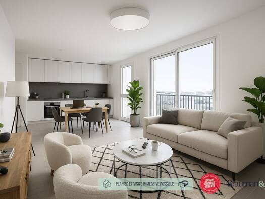 Appartement à vendre - neuf 245 000 € 3 pièces 2 chambres 63 m² RDC Bourg de Crozon Crozon 29160