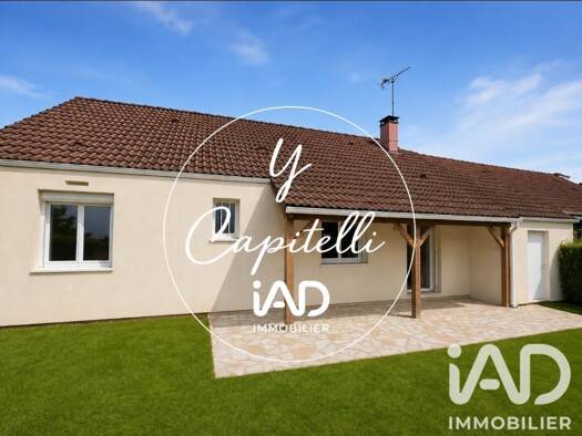 Maison de plain-pied à vendre 263 000 € 4 pièces 3 chambres 90 m² 500 m² de terrain Bruyères-sur-Oise 95820