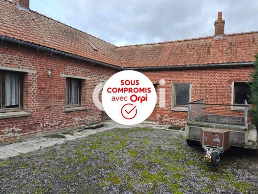 Maison à vendre 167 500 € 4 pièces 2 chambres 116,9 m² 1 680 m² de terrain Faumont 59310