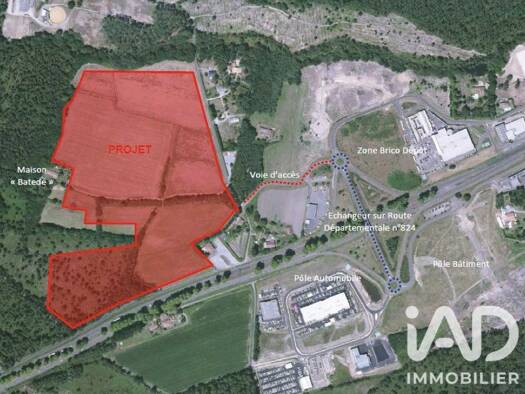 Terrain constructible viabilisé à vendre 129 600 € 900 m² de terrain Mées 40990