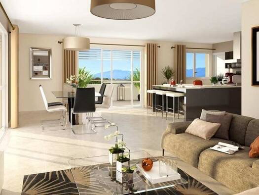 Appartement à vendre 385 000 € 3 pièces 2 chambres 65 m² RDC Archamps 74160