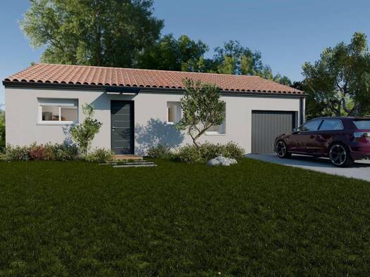 Terrain avec maison neuve à vendre 174 698 € 1 pièce 1 chambre 80 m² 360 m² de terrain Sainte-Cécile 85110