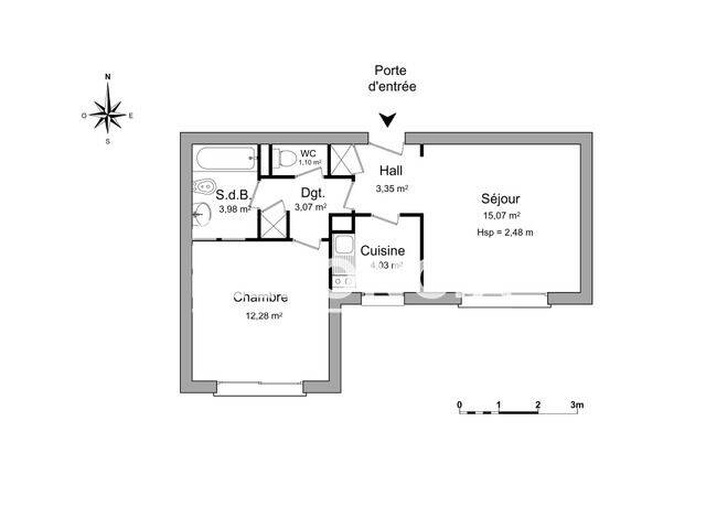 Maison à louer, 43m², VANNES