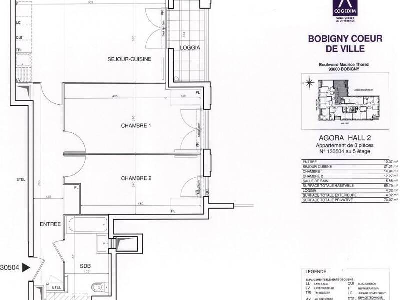 Maison à louer, 65m², BOBIGNY