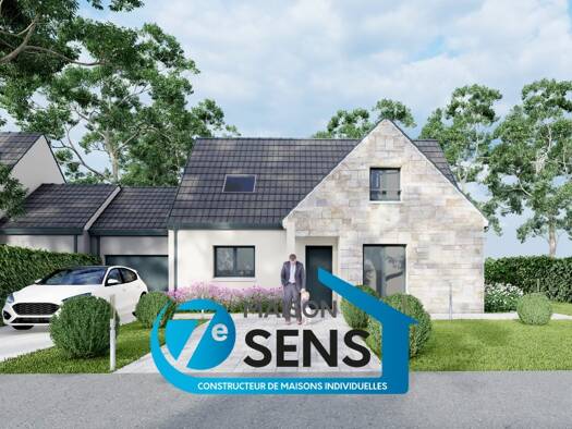 Terrain avec maison neuve à vendre 225 212 € 5 pièces 4 chambres 102 m² 440 m² de terrain Nonancourt 27320