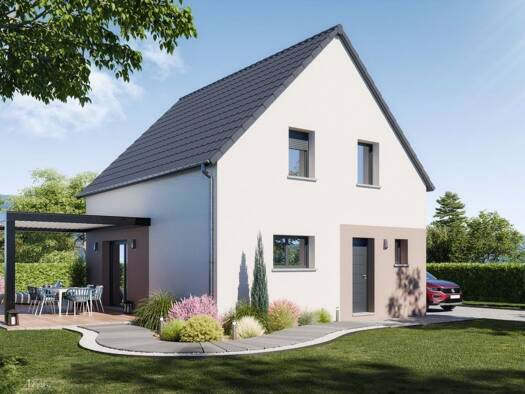 Terrain avec maison neuve à vendre 249 200 € 5 pièces 3 chambres 101 m² 606 m² de terrain Ruederbach 68560